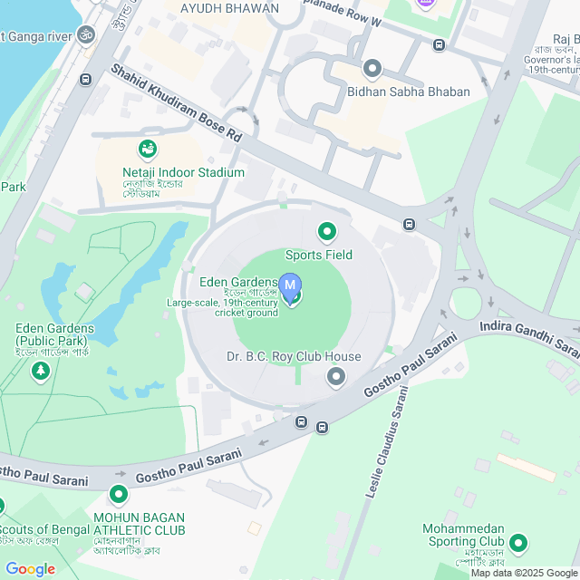 Eden Gardens Map